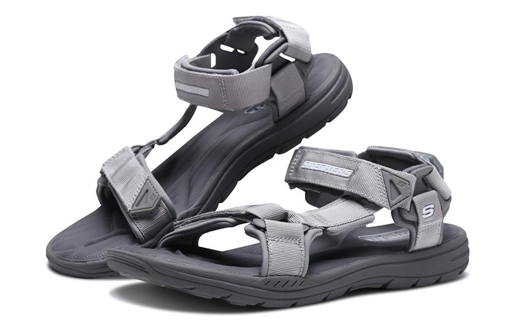 Lookbook Skechers Reggae 'Grey Comfort' 65463-GRY
