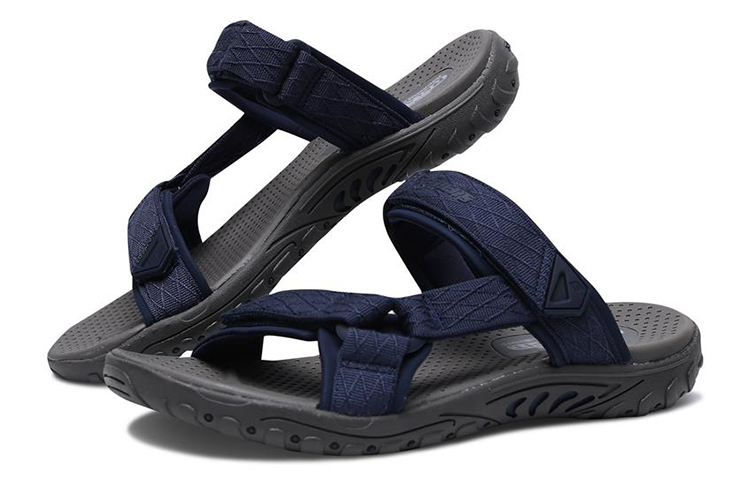 Lookbook スケッチャーズ リゲイ "ネイビーブルー" 65465-NVY 65465-NVY