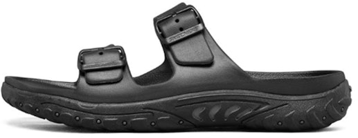 Skechers Reggae Casual Black Slippers 204150-BBK Skechers Reggae Casual Black Slippers 204150-BBK