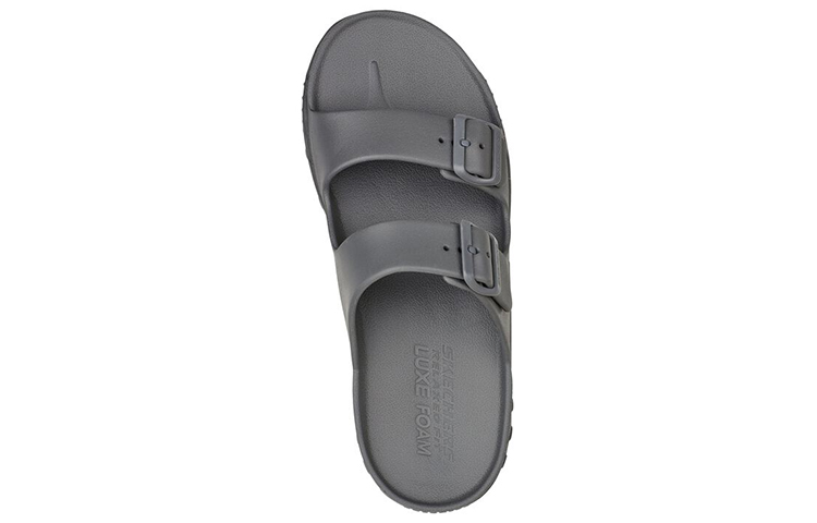 Shop Skechers Reggae Waller Footbed Sandals 'Grey' 204150-GRY