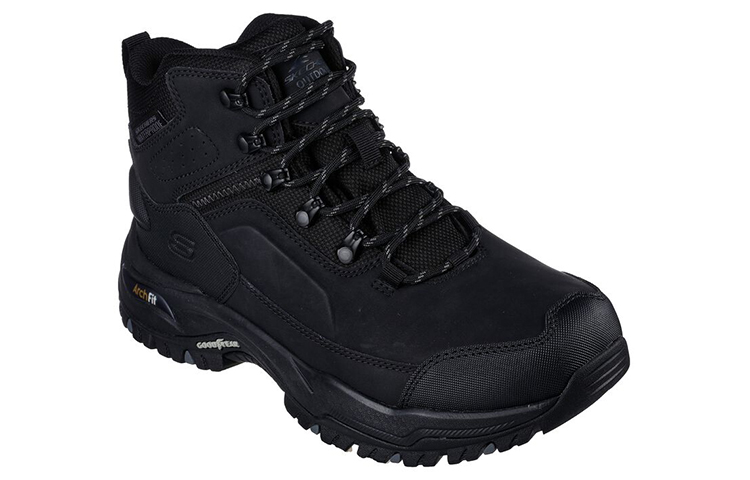Lookbook Skechers Relaxed Fit: Arch Fit Dawson 'Black Outdoor' 204627-BBK