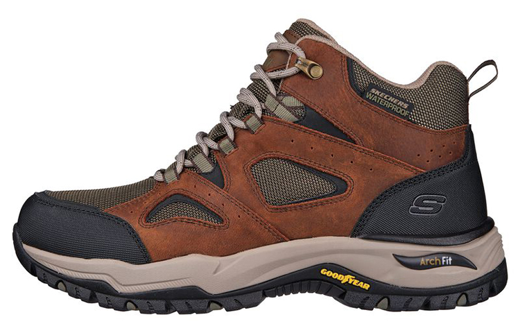Skechers Relaxed Fit: Arch Fit Dawson 'Brown Black Outdoor' 204628-OLBR