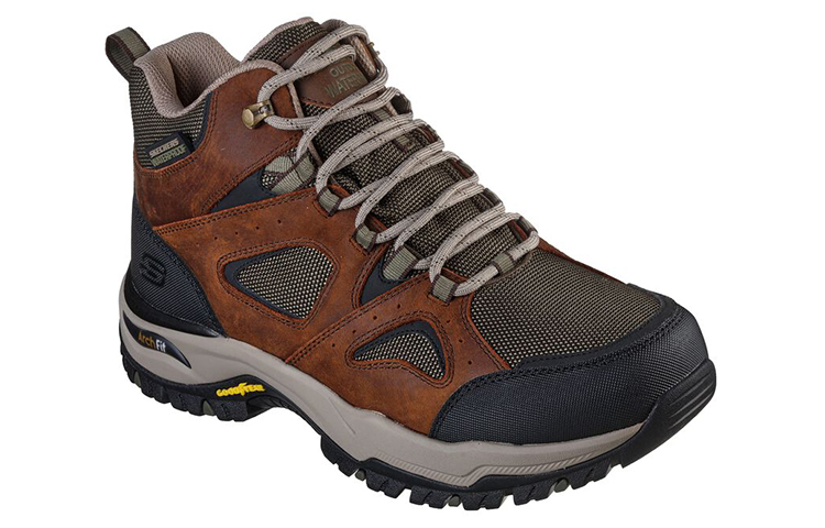 Lookbook Skechers Relaxed Fit: Arch Fit Dawson 'Brown Black Outdoor' 204628-OLBR