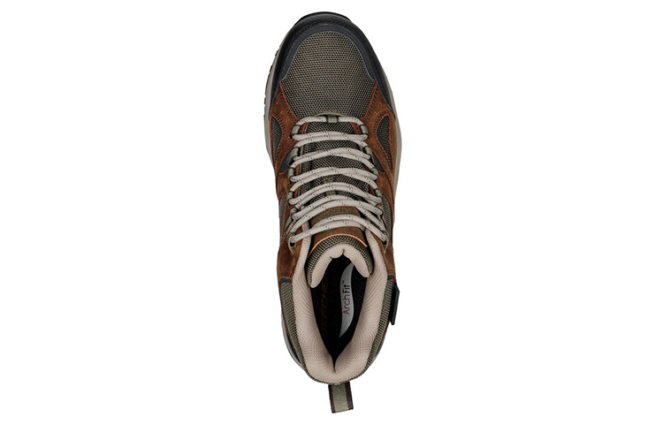 Shop Skechers Relaxed Fit: Arch Fit Dawson 'Brown Black Outdoor' 204628-OLBR