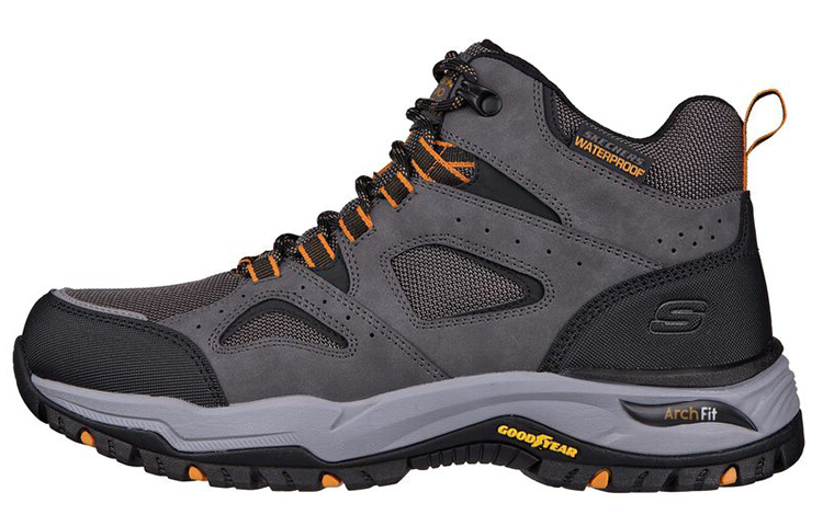 Skechers Relaxed Fit: Arch Fit Dawson 'Grey Black' 204628-CHAR