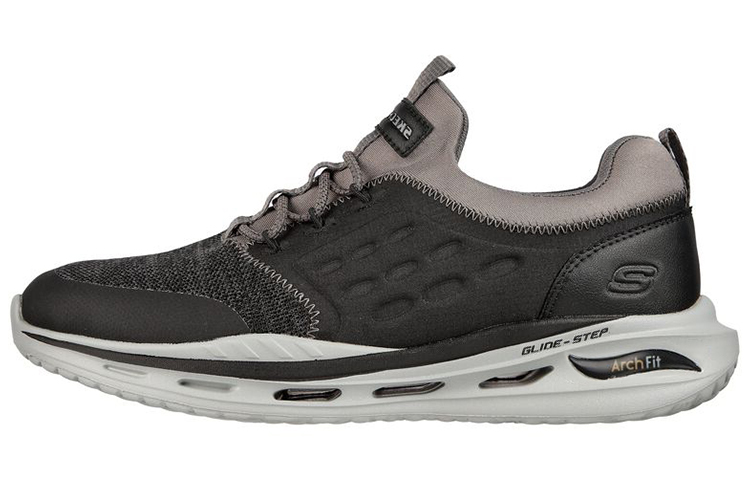 Skechers Relaxed Fit: Arch Fit Orvan 'Verdigo Black Grey' 210433-BLK