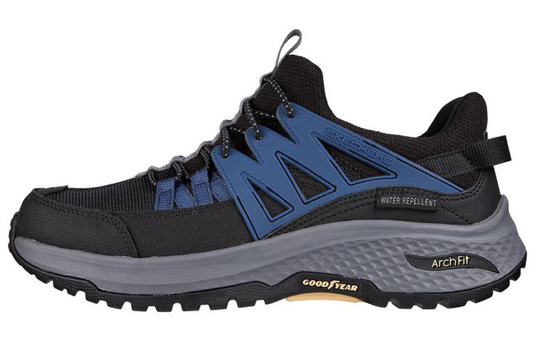 Skechers Relaxed Fit: Arch Fit Ripple-Gilden 'Black Blue' 204583-BKBL