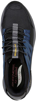 Skechers Relaxed Fit: Arch Fit Ripple-Gilden 'Black Blue' 204583-BKBL Shop Skechers Relaxed Fit: Arch Fit Ripple-Gilden 'Black Blue' 204583-BKBL