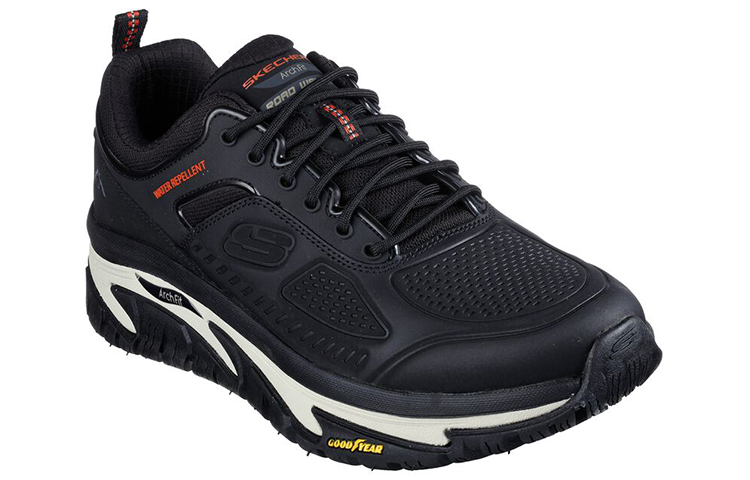 Lookbook Skechers Relaxed Fit: Arch Fit Road Walker-Recon 'Hitam' 237333-BLK