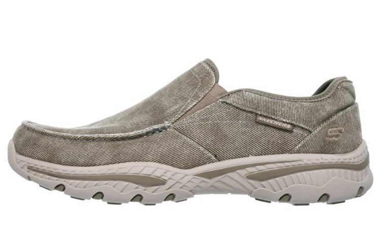 Buy 스케쳐스 릴렉스핏: 크레스톤-모세코 '슬립온' (그레이브라운) 65355-TPE