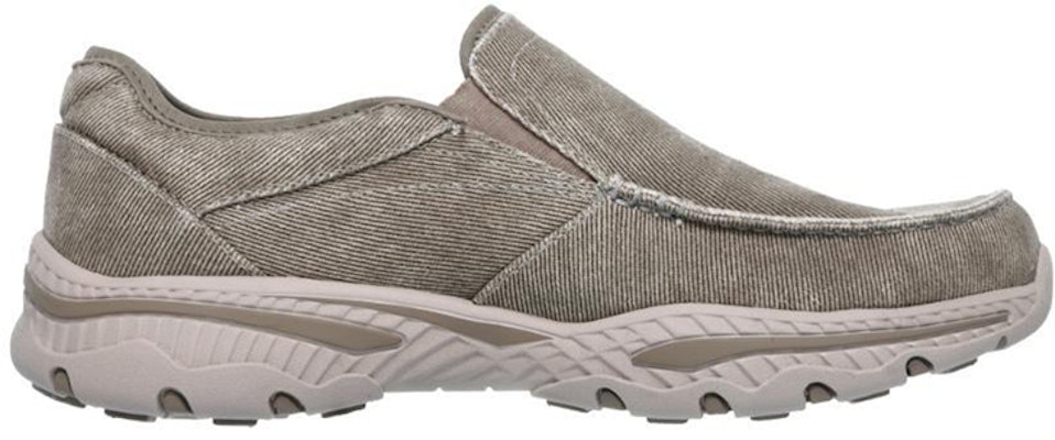 Skechers Relaxed Fit: Creston - Moseco 'Grey Brown Slip-On' 65355-TPE Order Skechers Relaxed Fit: Creston - Moseco 'Grey Brown Slip-On' 65355-TPE