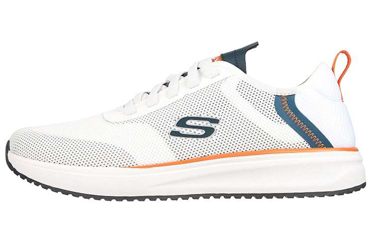 Skechers Relaxed Fit: Crowder-Destino 'White Breathable Low-Top Casual'