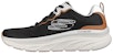 Skechers Relaxed Fit: D'lux Walker - Scrambler 'Hitam Coklat Putih' 232264-BLK