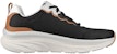 Skechers Relaxed Fit: D'lux Walker - Scrambler 'Hitam Coklat Putih' 232264-BLK
