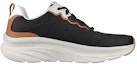 Order Skechers Relaxed Fit: D'lux Walker - Scrambler 'Hitam Coklat Putih' 232264-BLK