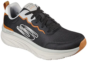 Lookbook Skechers 輕鬆版型: D'lux Walker - Scrambler 低筒跑步鞋 黑棕白