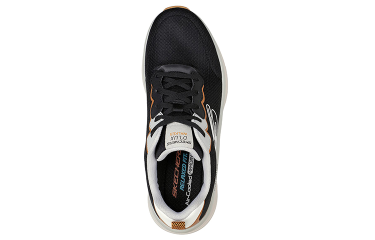 Shop Skechers Relaxed Fit: D'lux Walker - Scrambler 'Black Brown White' 232264-BLK