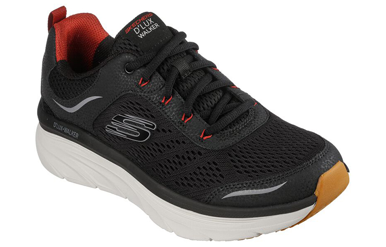 Lookbook Skechers Relaxed Fit: D'lux Walker 'Black' 232044-BLK