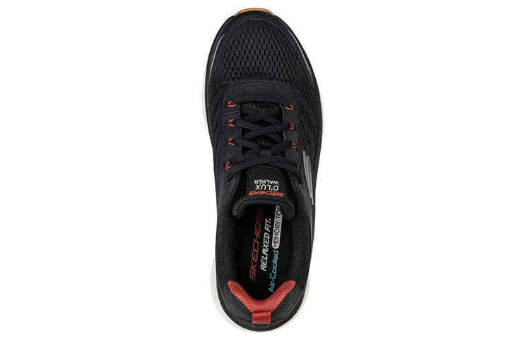 Shop Skechers Relaxed Fit: D'lux Walker 'Black' 232044-BLK