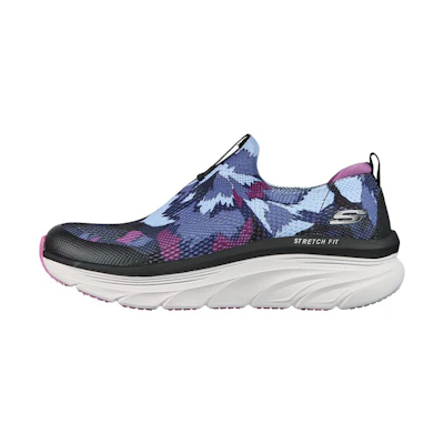 Skechers Relaxed Fit: D'LUX Walker 'Black Purple'