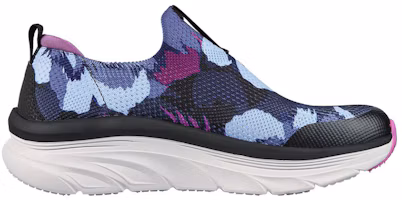 Order Skechers 舒適版: D'lux Walker 防滑耐磨 慵懶運動休閒鞋 黑紫