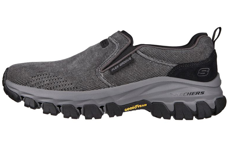 Skechers Relaxed Fit: Edgmont-Shelvin 'Charcoal Black' 204544-BLK