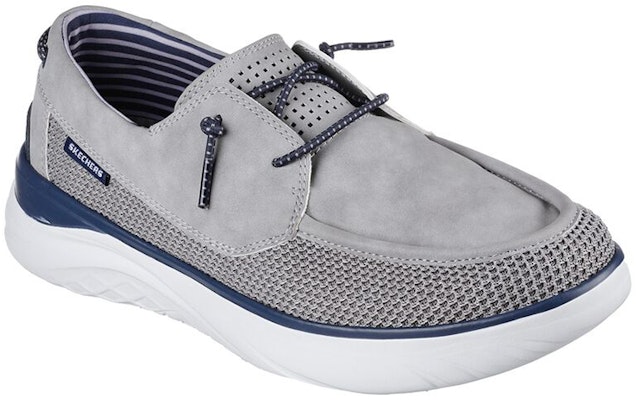 Skechers Relaxed Fit: Glassell-Alamedo 'Kasut Kasual Abu-Biru Muda Bernafas' 204617-GRY Lookbook Skechers Relaxed Fit: Glassell-Alamedo 'Kasut Kasual Abu-Biru Muda Bernafas' 204617-GRY
