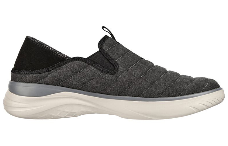 Order Skechers Relaxed Fit: Glassell-Milroy ''Schwarzer Slip-On'' 204618-BKCC