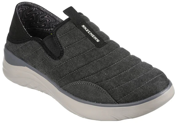 Skechers Relaxed Fit: Glassell-Milroy ''Schwarzer Slip-On'' 204618-BKCC Lookbook Skechers Relaxed Fit: Glassell-Milroy ''Schwarzer Slip-On'' 204618-BKCC