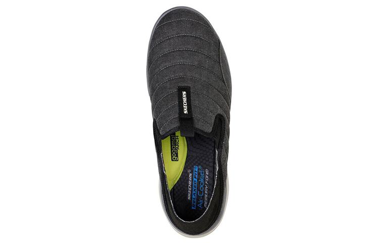 Shop Skechers Relaxed Fit: Glassell-Milroy ''Schwarzer Slip-On'' 204618-BKCC