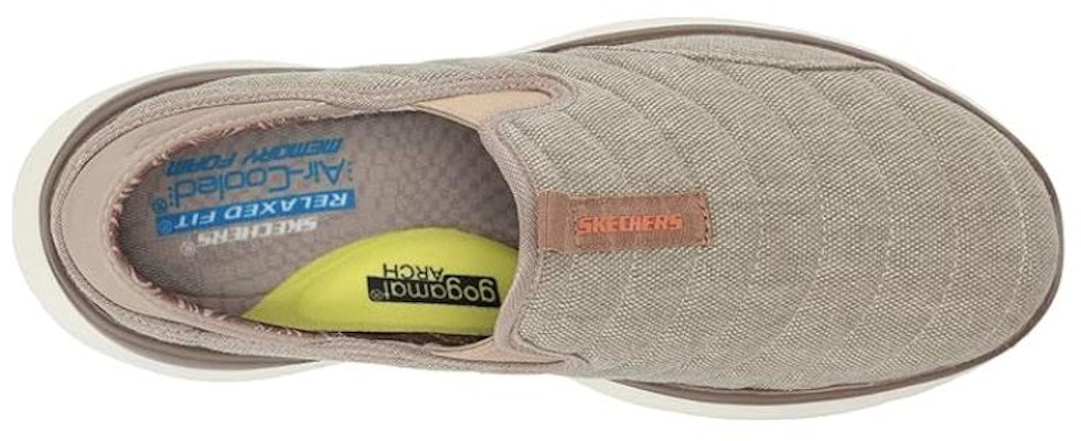スケッチャーズ リラックスフィット: グラッセル-ミルロイ (Lotus Grey) 204618-TAN Shop スケッチャーズ リラックスフィット: グラッセル-ミルロイ (Lotus Grey) 204618-TAN
