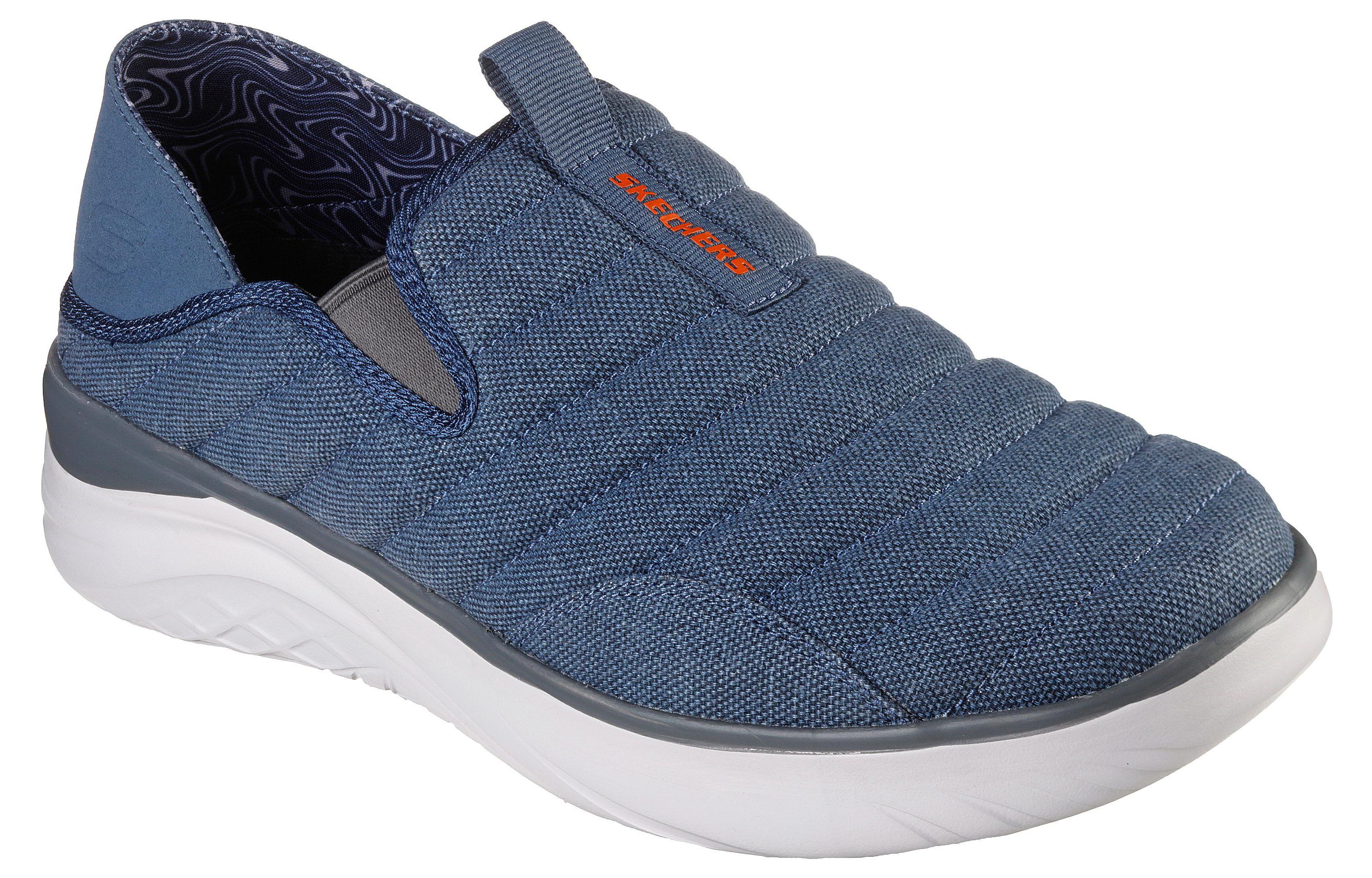 Lookbook Skechers Relaxed Fit: Glassell-Milroy 防滑耐磨 懶人運動休閒鞋 海軍藍