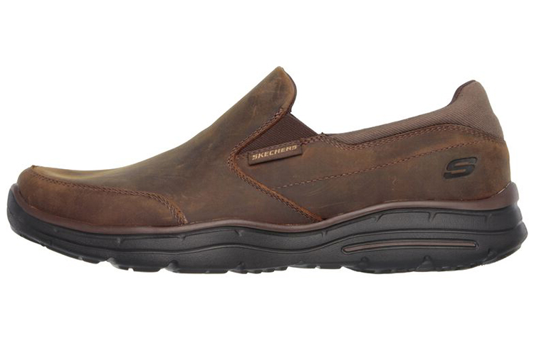 Skechers Relaxed Fit: Glides-Calculous 'Brown' 64589-CDB