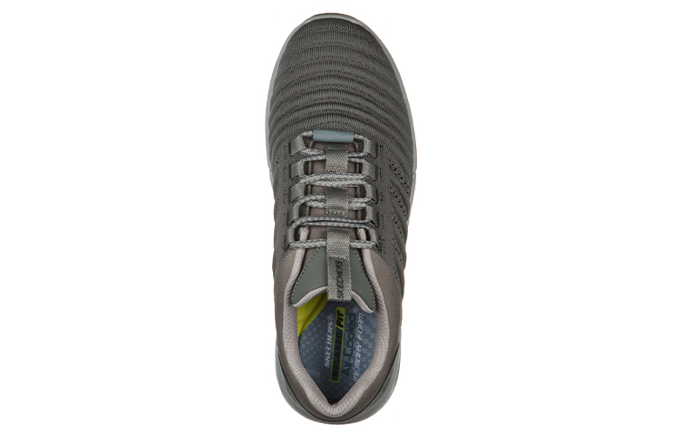Shop Skechers 輕鬆適合: Lugwin Vorden 潮流運動短筒跑步鞋 灰色