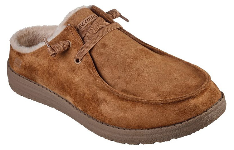 Lookbook Skechers Relaxed Fit: Melson-Mozley 'Coklat' 210379-TAN