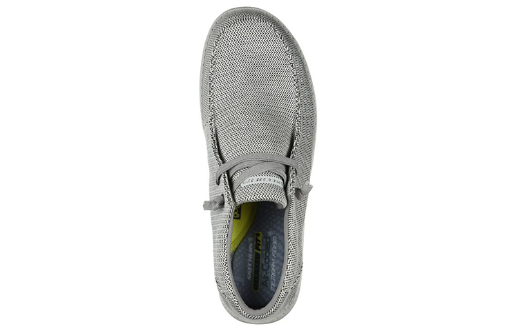 Lookbook Skechers Relaxed Fit: Melson-Remie 'Black White Stripe' 66386-LTGY