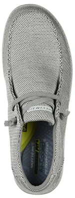 Skechers Relaxed Fit: Melson-Remie 'Black White Stripe' 66386-LTGY Lookbook Skechers Relaxed Fit: Melson-Remie 'Black White Stripe' 66386-LTGY