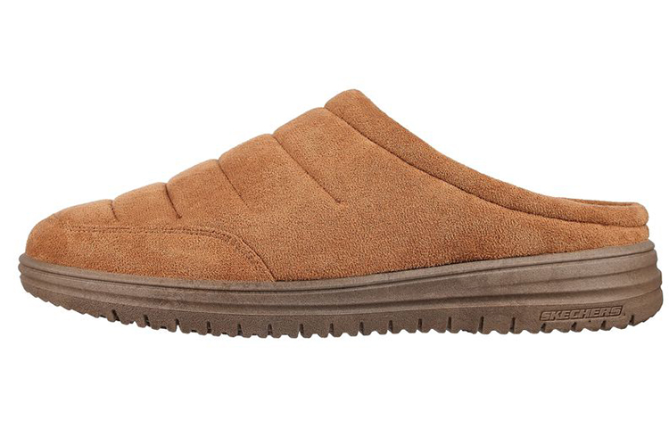 Skechers Relaxed Fit: Murette-Garvanza 'Brown Mule Slipper' 204636-TAN