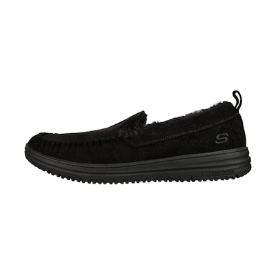 Skechers Relaxed Fit: Murette-Ghetti 'Black Low-Top CMFT Casual'