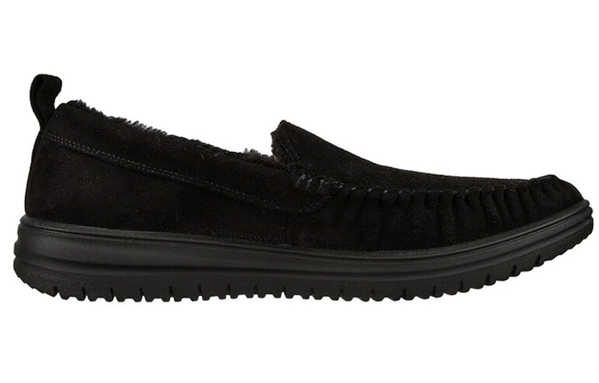 Skechers Relaxed Fit: Murette-Ghetti 'Black Low-Top Comfort Casual'