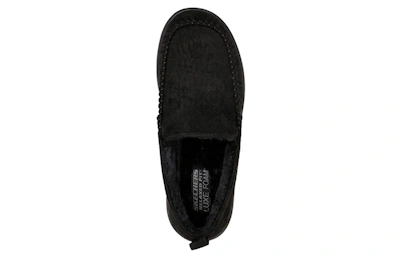 Skechers Relaxed Fit: Murette-Ghetti 'Black Low-Top Comfort Casual'