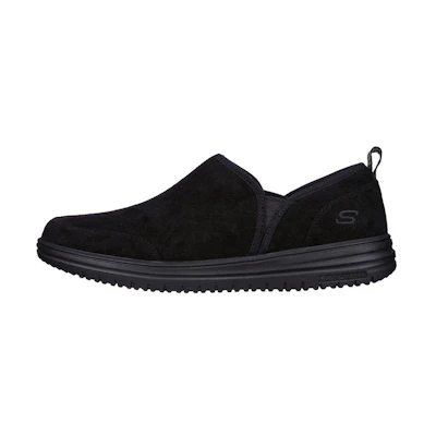 Skechers Relaxed Fit: Murette-Prescott 'Black Low-Top CMFT Casual'