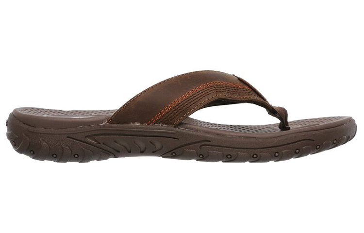 Order Skechers 輕鬆舒適版：Reggae-Cobano 舒適人字拖鞋 栗色