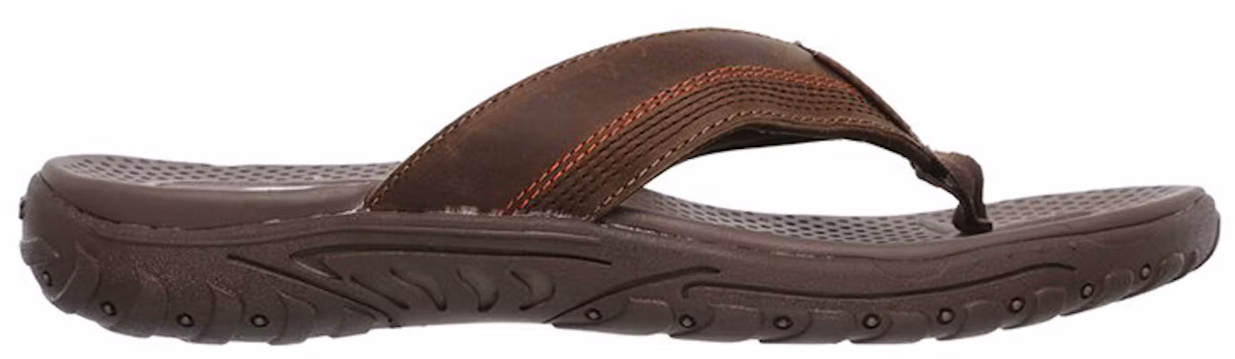 Skechers 輕鬆舒適版:Reggae-Cobano 舒適人字拖鞋 栗色 Order Skechers 輕鬆舒適版:Reggae-Cobano 舒適人字拖鞋 栗色