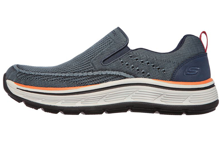 Buy Skechers Relaxed Fit: Remaxed - Edlow 'Navy' Lelaki Kasual Warna Biru Tua 204375-NVY