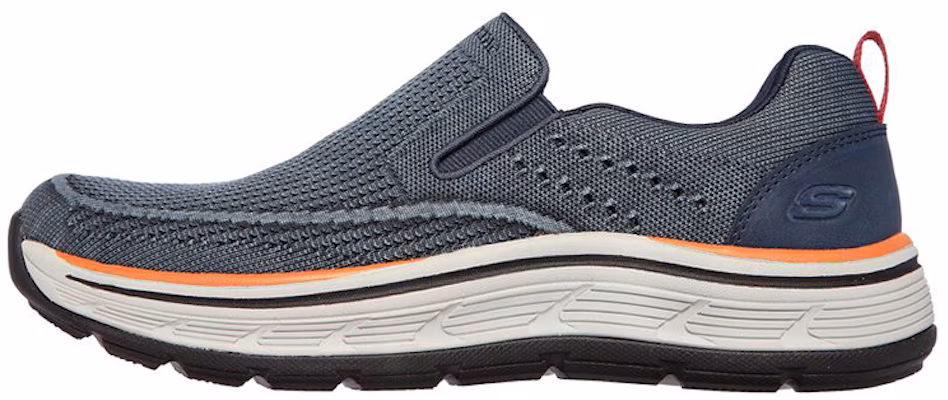 Skechers Relaxed Fit: Remaxed - Edlow 'Navy' Lelaki Kasual Warna Biru Tua 204375-NVY Buy Skechers Relaxed Fit: Remaxed - Edlow 'Navy' Lelaki Kasual Warna Biru Tua 204375-NVY