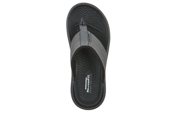 Shop Skechers Relaxed Fit: Sargo 'Charcoal Black' 204071-CHAR