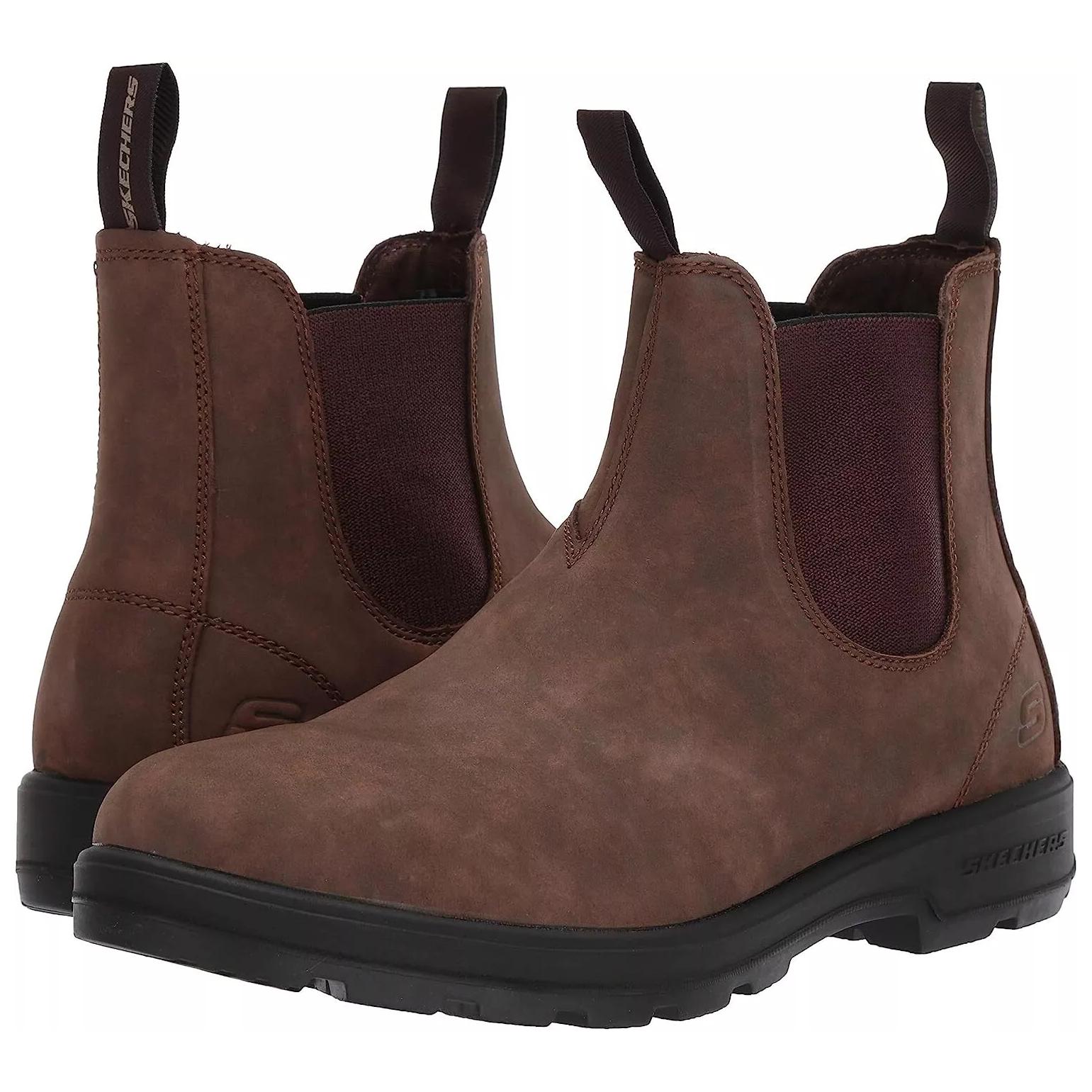 Skechers Relaxed Fit Chelsea Boot 'Brown' 圖 5