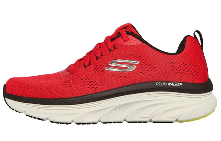 Skechers Relaxed Fit D'Lux Walker-Commuter 'Red White' 232261-RDBK