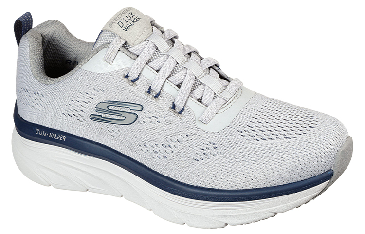 Lookbook Skechers Relaxed Fit D'Lux Walker 'Commuter White Blue' 232261-GYNV